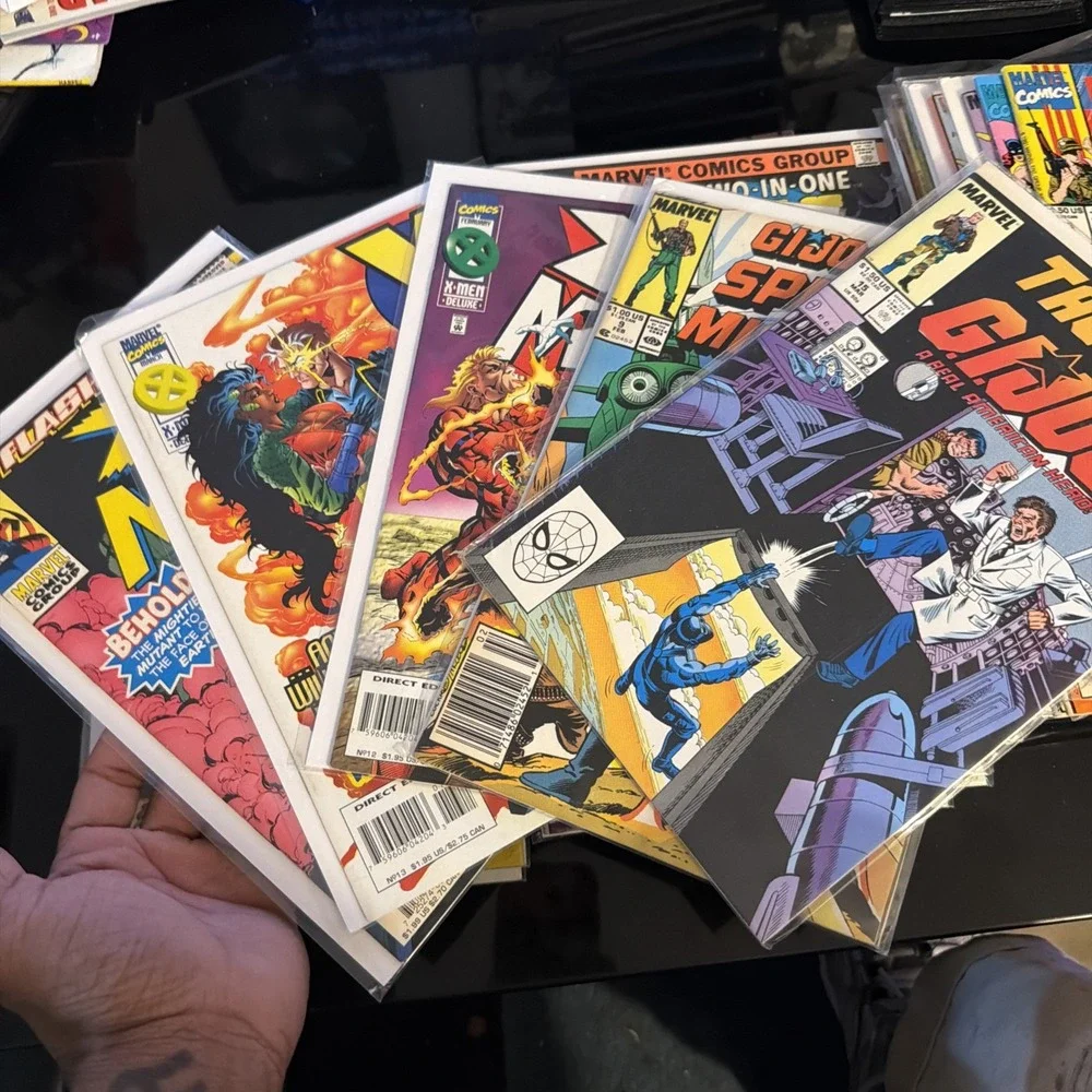70 Vintage Comic Lot Marvel X-man Sectaurs Alpha Flight Luke Cage Fallen Angels